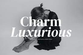 Пример шрифта Charm Luxurious #1